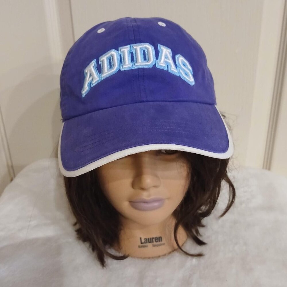 Adidas purple, blue, and white Baseball Cap
